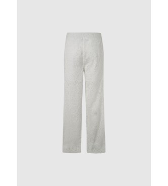 Pepe Jeans Pantaloni Maggy bianchi