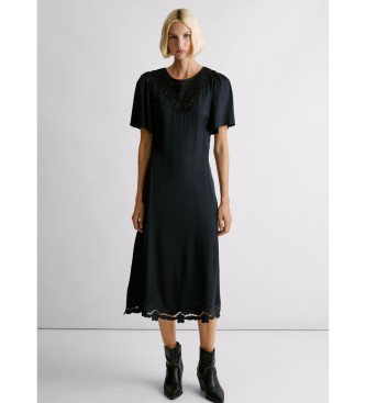 Pepe Jeans Sort Marlango-kjole