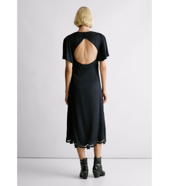 Pepe Jeans Sort Marlango-kjole
