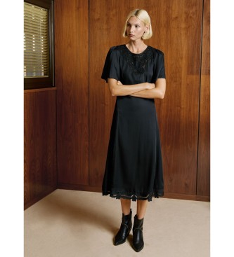 Pepe Jeans Sort Marlango-kjole