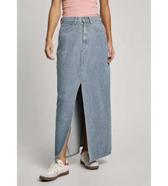 Pepe Jeans Maxirock blau
