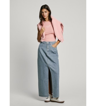 Pepe Jeans Maxirock blau