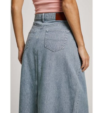 Pepe Jeans Maxirock blau