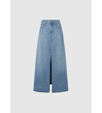 Pepe Jeans Maxi Skirt Hw Sky Reg blue