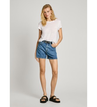 Pepe Jeans Megan Korte Mouw T-shirt Wit