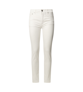 Pepe Jeans Pantaln 5 bolsillos fit slim Thelma blanco