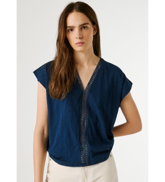 Pepe Jeans Maglietta blu navy Mila
