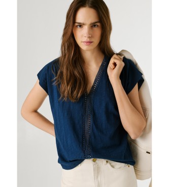 Pepe Jeans Maglietta blu navy Mila