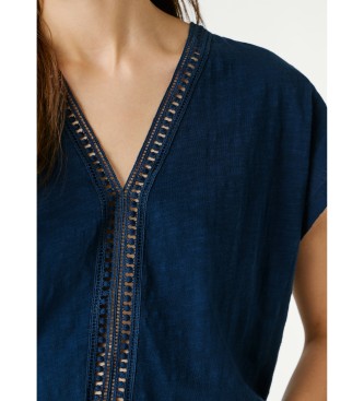 Pepe Jeans Maglietta blu navy Mila