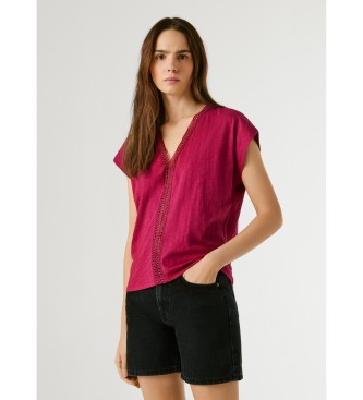 Pepe Jeans Maglietta rosa Mila