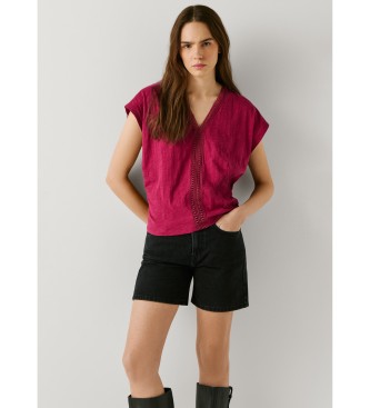 Pepe Jeans Maglietta rosa Mila