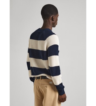 Pepe Jeans Miles pullover hvid, navy