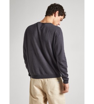 Pepe Jeans Szary sweter Miller