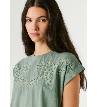 Pepe Jeans T-shirt vert Mina