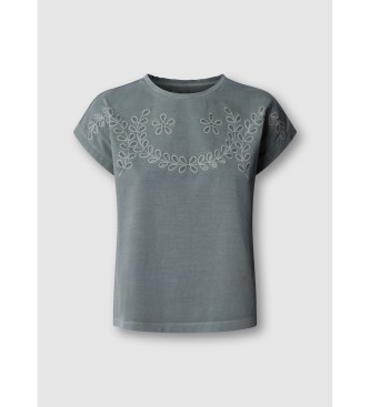 Pepe Jeans T-shirt vert Mina
