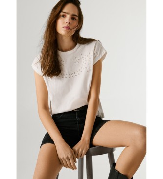 Pepe Jeans T-shirt Mina blanc