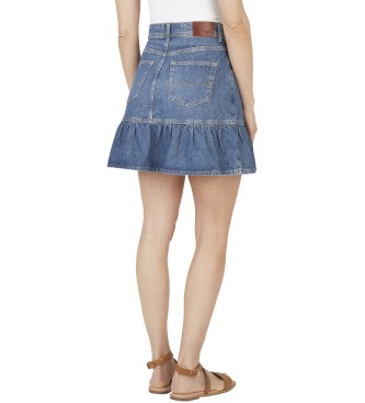 Pepe Jeans Ruffle skirt blue