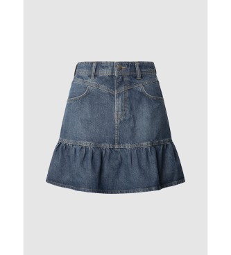 Pepe Jeans Ruffle skirt blue