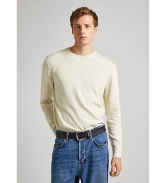 Pepe Jeans Pull Moe blanc cass