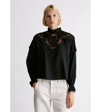 Pepe Jeans Bluzka Momi czarna