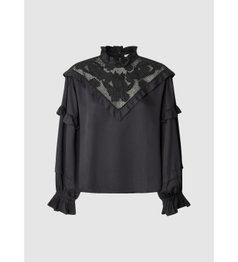 Pepe Jeans Bluzka Momi czarna