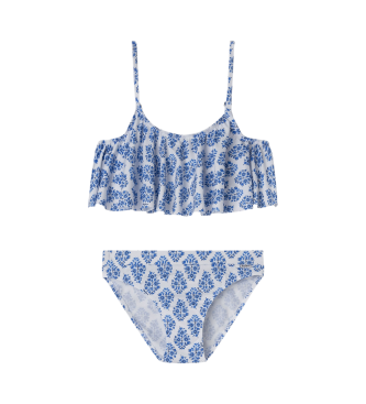 Pepe Jeans Biquni Multi Fl Ruffled azul