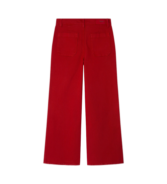 Pepe Jeans Broek Nania N rood