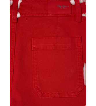 Pepe Jeans Broek Nania N rood