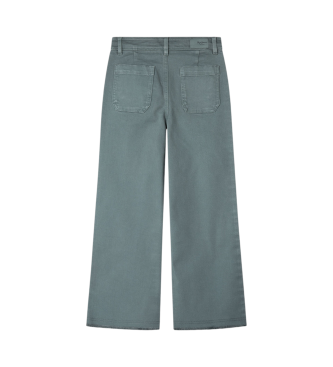 Pepe Jeans Wijde broek Nania N blauw