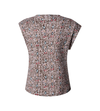 Pepe Jeans Brązowa koszulka Nayara