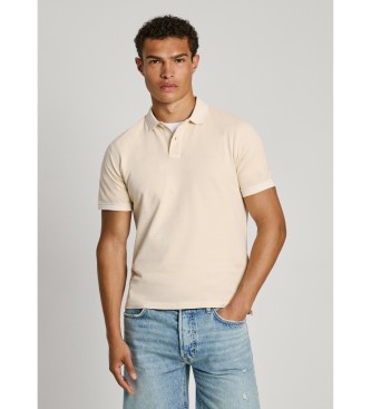 Pepe Jeans Nowa beżowa koszulka polo Oliver Gd