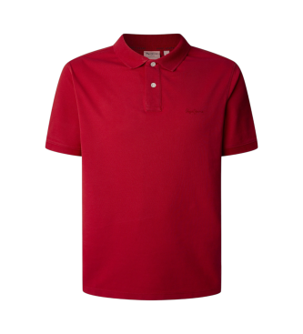 Pepe Jeans Polo New Oliver Gd czerwony