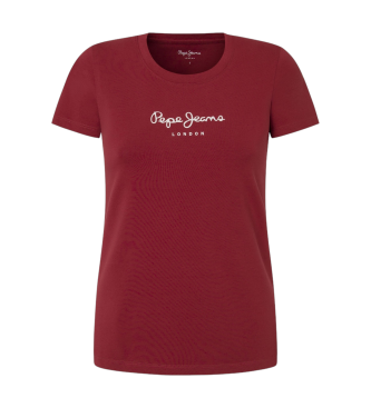 Pepe Jeans Nowa koszulka Virginia w kolorze czerwonym