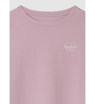 Pepe Jeans Różowa koszulka Nicka