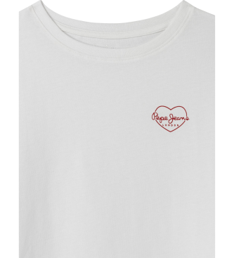 Pepe Jeans Camiseta Nicka blanco