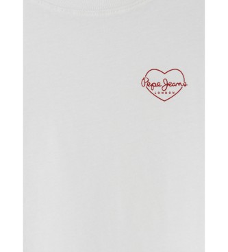 Pepe Jeans Camiseta Nicka blanco