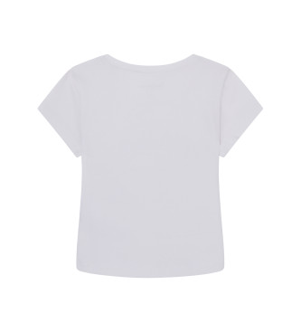 Pepe Jeans T-shirt Nicolle blanc