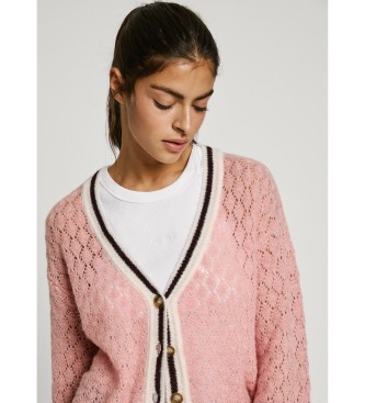 Pepe Jeans Strickjacke Noe rosa