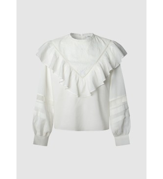 Pepe Jeans Bluse Noe hvid