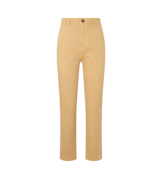 Pepe Jeans Nora beige chino broek