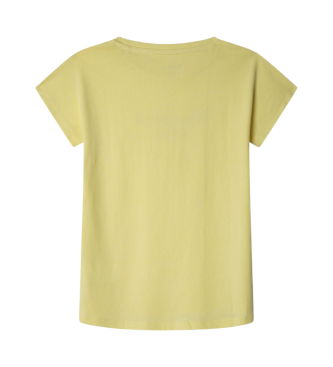 Pepe Jeans Nuria N T-shirt geel