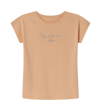 Pepe Jeans Nuria N orangefarbenes T-shirt