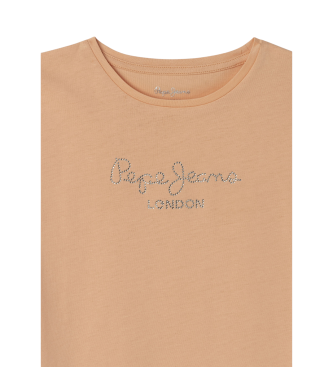 Pepe Jeans Nuria N orangefarbenes T-shirt