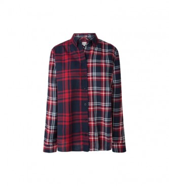 Pepe Jeans Camisa a cuadros Olivianne rojo
