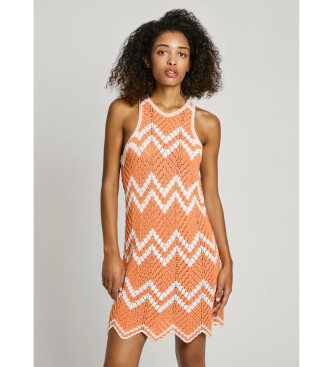 Pepe Jeans Short dress Oriana orange