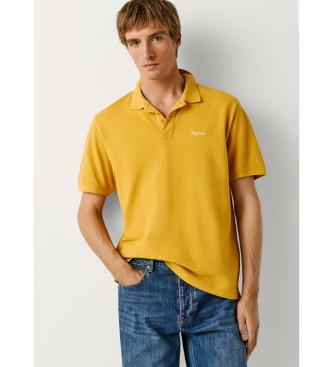 Pepe Jeans Oscar mustard polo shirt