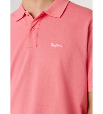 Pepe Jeans Oscar coral polo shirt