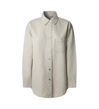 Pepe Jeans Overshirt hvid