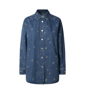 Pepe Jeans Overshirt niebieski