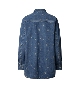 Pepe Jeans Overshirt niebieski